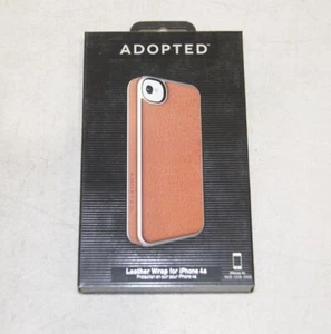 Adopted Leather Wrap Case for iPhone 4 - Hazel/Silver - Picture 1 of 4