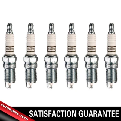Vela de ignição Champion Platinum Power 6 peças para 1993-1997 Chrysler Concorde V6 3.5L - Imagem 1 de 3