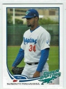 2016 Ogden Raptors (Rookie Advanced-Los Angeles Dodgers) Roberth Fernandez