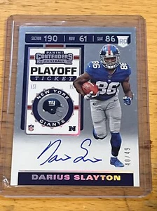 2019 ANWÄRTER PLAYOFF DARIUS SLAYTON ROOKIE AUTO SP RC #/49 AUTOGRAMM 🙂 - Bild 1 von 2