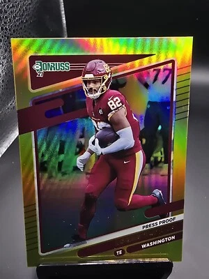 Donruss Premium Gold Press Proof 2021 Logan Thomas #8 - Washington Commanders Foto 1 de 2