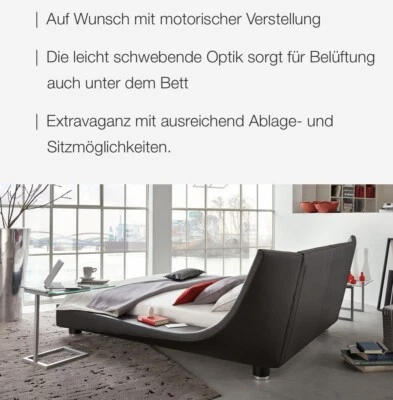 RUF Polsterbett Cocoon 180x200 Lattenrost Matratzen und  beidseitigen Ablage - Bild 1 von 4