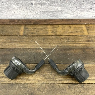 SRAM Grip Shift SRT 800X-81 Twist Shifters XRAY 3x7 Speed MTB Bike Smoke 4.6oz - Image 1 of 4