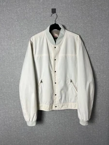 Vintage Prada Sport Gore-Tex White Technical Bomber Jacket Men's Size 56 - Picture 1 of 21