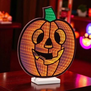 Halloween Infinity Mirror Light | Jack-O-Lantern - Picture 1 of 4