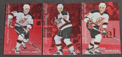 1999-00 ITG -Millennium Series- "RUBY" #/1000 NJD -Sharifijanov, Holik, Morrison - Image 1 of 4