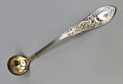 Arabesque by Whiting sterling silver Mustard/ Condiment Ladle 5.25" - Image 1 of 4