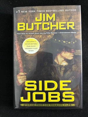 NEW Mint* JIM BUTCHER Side Jobs 1st/1st HB/ DJ Dresden Files - Image 1 of 4