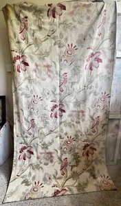 Vintage Floral Fabric, Faded Upholstery Textile Furnishings & French Home Decor - Picture 1 of 24