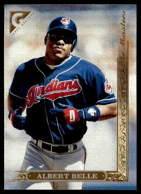 1996 Topps Gallery Albert Belle Cleveland Indians #157 - Image 1 of 2
