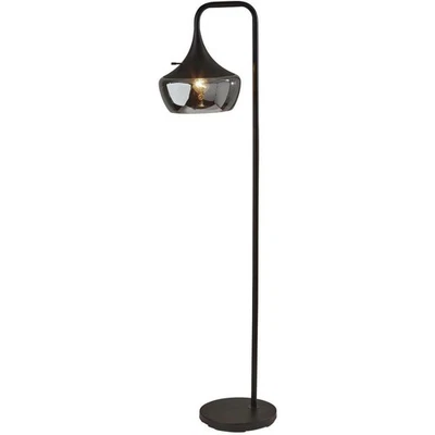 Adesso 2143-01 Eliza 64 inch 100.00 watt Black Floor Lamp Portable Light - Image 1 of 4