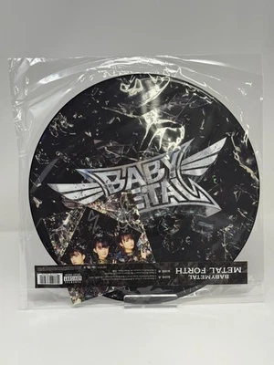 Babymetal ベビーメ Metal Forth Shattered Glass Picture Disc Signed Art Vinyl - Image 1 of 4