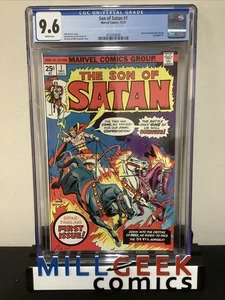 Son of Satan #1 (Marvel Comics December 1975) CGC Graded 9.6 (NM+) White Pages - Picture 1 of 3