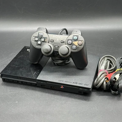 Sony Playstation 2 / PS2 SLIM Konsole - mit Controller - Bild 1 von 4