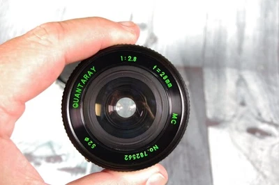 For Canon 28mm f/2.8 Quanataray prime lens FD Mount Lens for AE-1 Breech lock - Image 1 of 4