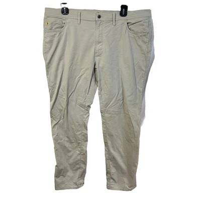 Calça de acampamento masculina cabeça de pato caminhada ao ar livre elástica Gorpcore viagem golfe pai - Imagem 1 de 4