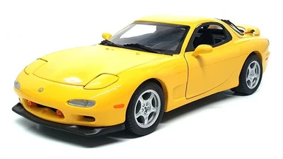 Kyosho escala 1/18 diecast DC2124E - Mazda RX-7 - amarillo Foto 1 de 4
