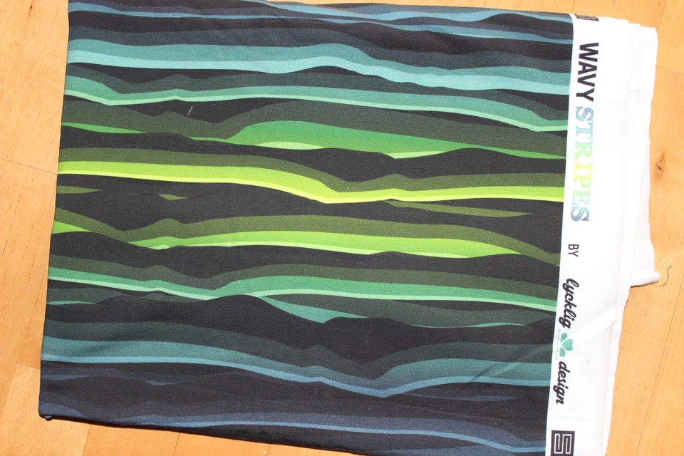 1,10 x 1,64 Meter Sweatshirt Stoff Fench Terry Sommersweat Swafing Farbverlauf - Bild 1 von 1