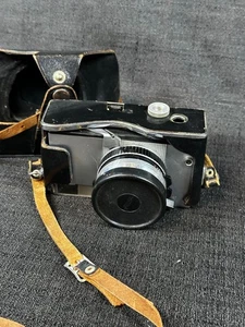 Vintage ZORKI 10 Camera USSR (Russia) W/ Leather Case for Parts Untested Prop - Picture 1 of 7