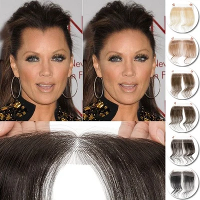 Full Lace Topper Virgin Human Hair Hairpiece Toupee for Women Receding Hairline - Image 1 of 4