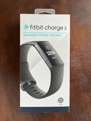 NEW IN BOX - Fitbit Charge 3 - Fitness Activity Tracker Heart Monitor Smartwatch - Image 1 of 4