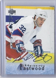 1995-96 Over Deck Be a Player Mike Eastwood S102 Automático Bap UD Firma Jets - Imagen 1 de 1