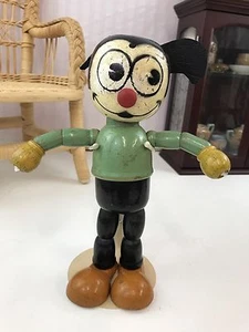 Muñeca niño de madera de 8" de la década de 1930 ¡Betty Boops perro! - Imagen 1 de 5