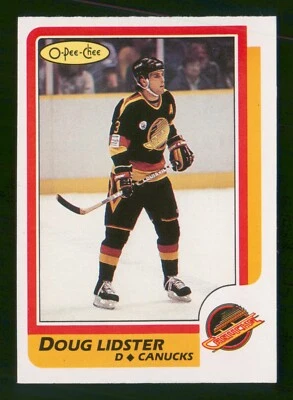DOUG LIDSTER 1986-87 O-PEE-CHEE 86-87 NO 32 NRMINT+          12039 - Image 1 of 2