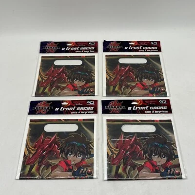 Bakugan Battle Brawlers Мешки для Угощений на День Рождения Мешки Четыре (4) Пакета Лот! - Изображение 1 из 4