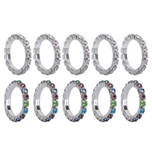 10 Pcs Toe Ring for Girls Rhinestone Zehen Frau Zehenring Für Die - Bild 1 von 12