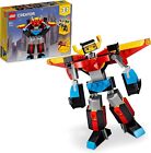 Lego 31124 Creator 3 In 1 Super Robot Toy Dragon To Jet Plane Construction Set