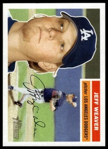 2005 Topps Heritage #173 Jeff Weaver Los Angeles Dodgers Baseball Card - Picture 1 of 2