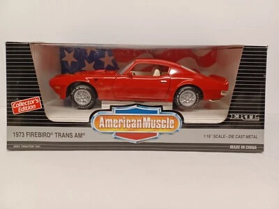 ERTL American Muscle коллекционное издание 1973 Firebord Trans AM красный новый в коробке - Изображение 1 из 4