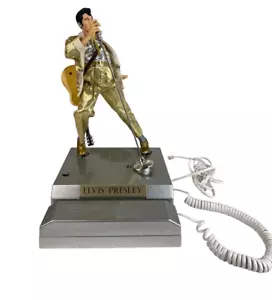 1996 TeleMania Elvis Presley Telefono Commemorativo Edizione Limitata Animato - Foto 1 di 8