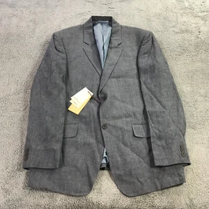 Rodd & Gunn Blazer Mens Medium Sports Coat Chambray Blue Jacket Linen Blue - Picture 1 of 14