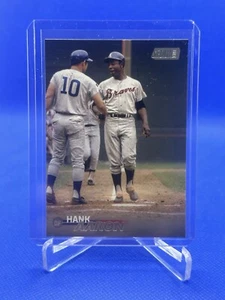 2023 Topps Stadium Club - Chrome #103 Hank Aaron - Picture 1 of 2