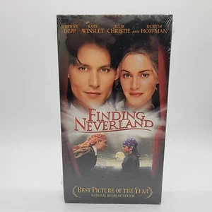 Finding Neverland (VHS, 2004) NEW SEALED Johnny Depp Kate Winslet Dustin Hoffman - Picture 1 of 3