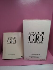 Acqua Di Gio by Giorgio Armani Eau de Parfum  EDP 75ml/2.5oz  New Release/Sealed