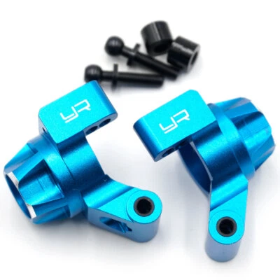 NEW Yeah Racing TAMC-031BU Aluminum Rear Hub 3 Degrees Toe-In: Tamiya M07 Blue - Image 1 of 2