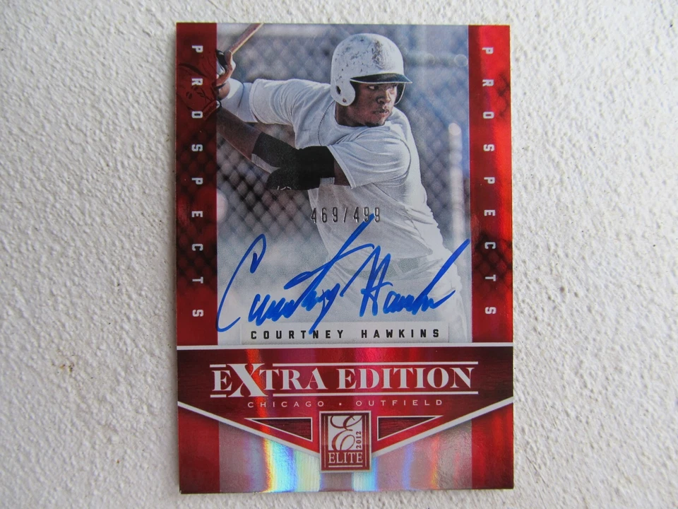 White Sox Courtney Hawkins Signed Autographed 2012 Donruss Elite Extra Edition - Image 1 of 1
