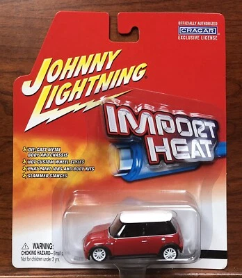 Johnny Lightning - White Lightning - Mini Cooper S-IMPORT HEAT- Custom Wheel-NM. - Image 1 of 4