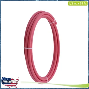 Coil Red PEX-B Pipe 1/2 in. x 25 ft Water Plumbing Chlorine-Resistant Flexible - Picture 1 of 10