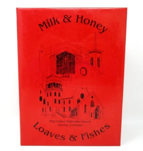 Church Cook Book Fundraising Three Ring Binder First United Methodist Colorado - Bild 1 von 11