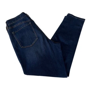 Pantalones de mezclilla ajustados de tiro alto lavado oscuro talla 12 Jessica Simpson para mujer - Imagen 1 de 4