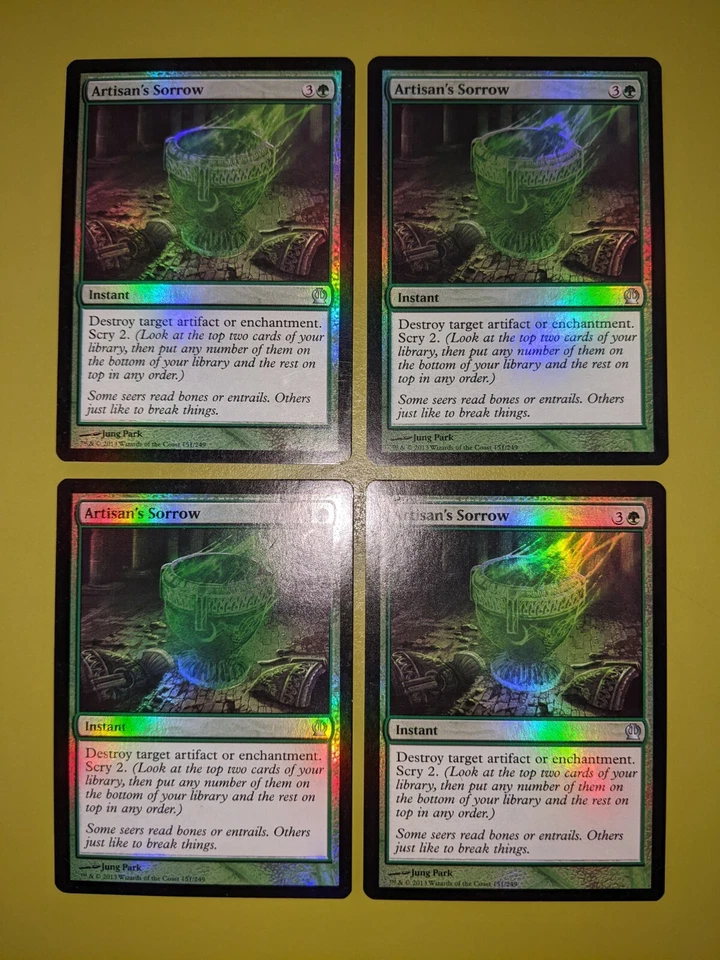 FOIL Artisan's Sorrow x4 Theros 4x Magic the Gathering MTG - Image 1 of 1