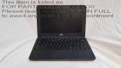 READ! Dell Chromebook 3180 11.6" Laptop Intel Celeron N3060 4GB 16GB eMMC - Image 1 of 4