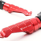 For Yamaha MT-10 / FZ-10 16-21 20 19 18 CNC R-FIGHT Rider Front Foot Pegs Red