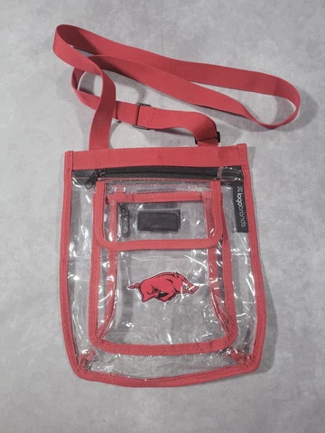 Arkansas Razorbacks Clear Game Stadium Bag LogoBrands Cover