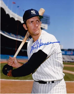 RON HANSEN NEW YORK YANKEES ACTION SIGNED 8x10 - Picture 1 of 1