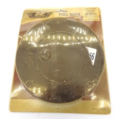 Rampage Products 75006 Black Billet Style Fuel Door Cover for 1997-2006 Jeep  - Image 1 of 2